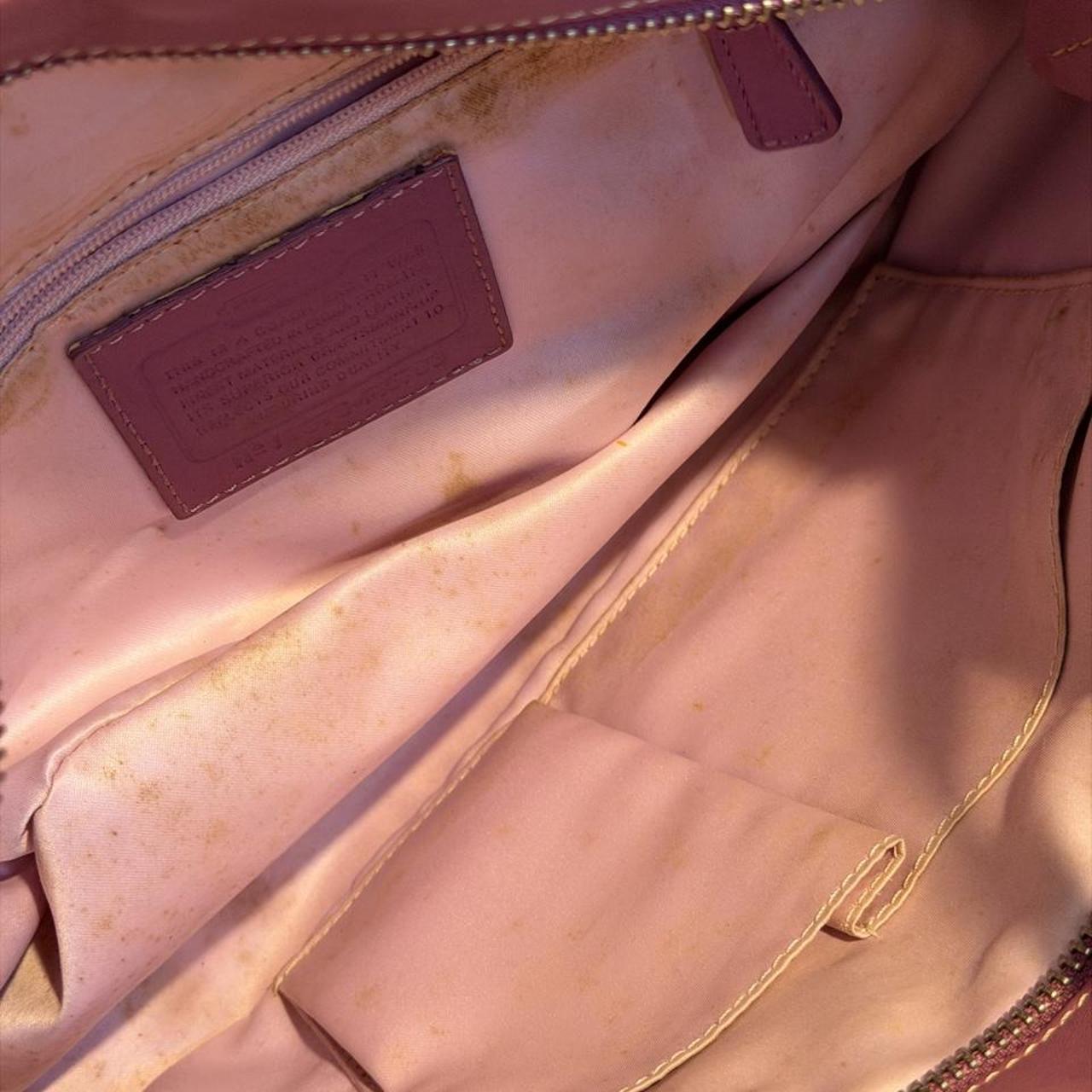 Coach Signature East West Handbag Khaki/Berry (15703)