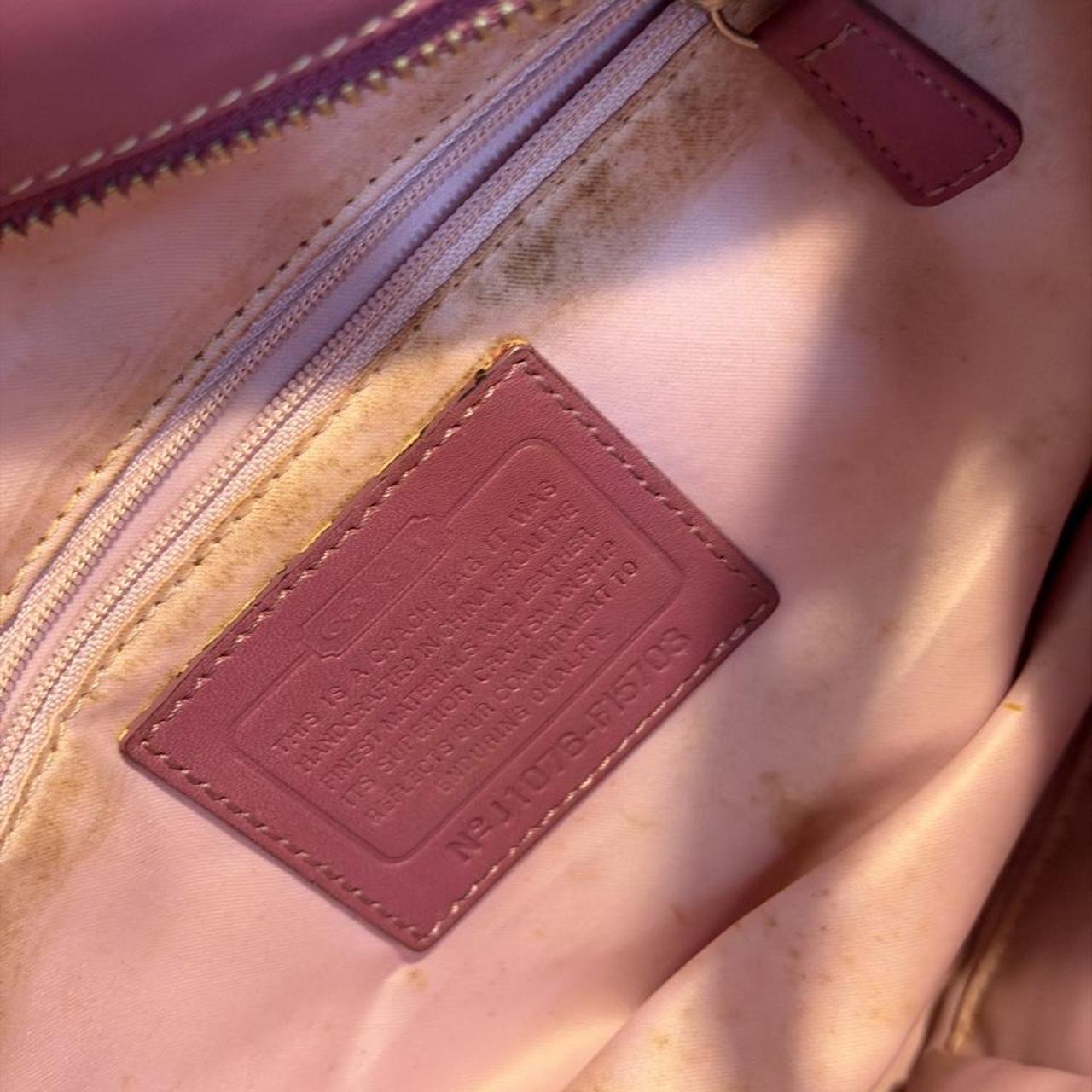 Coach Signature East West Handbag Khaki/Berry (15703)