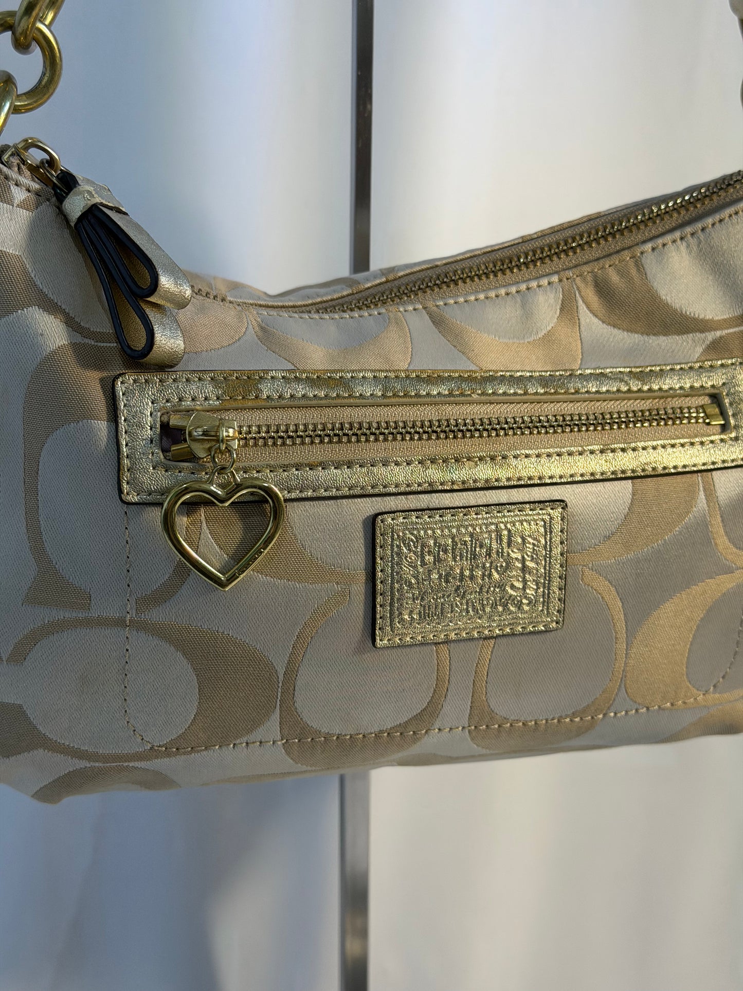 Coach Poppy Daisy Signature Shoulder Bag (20044)