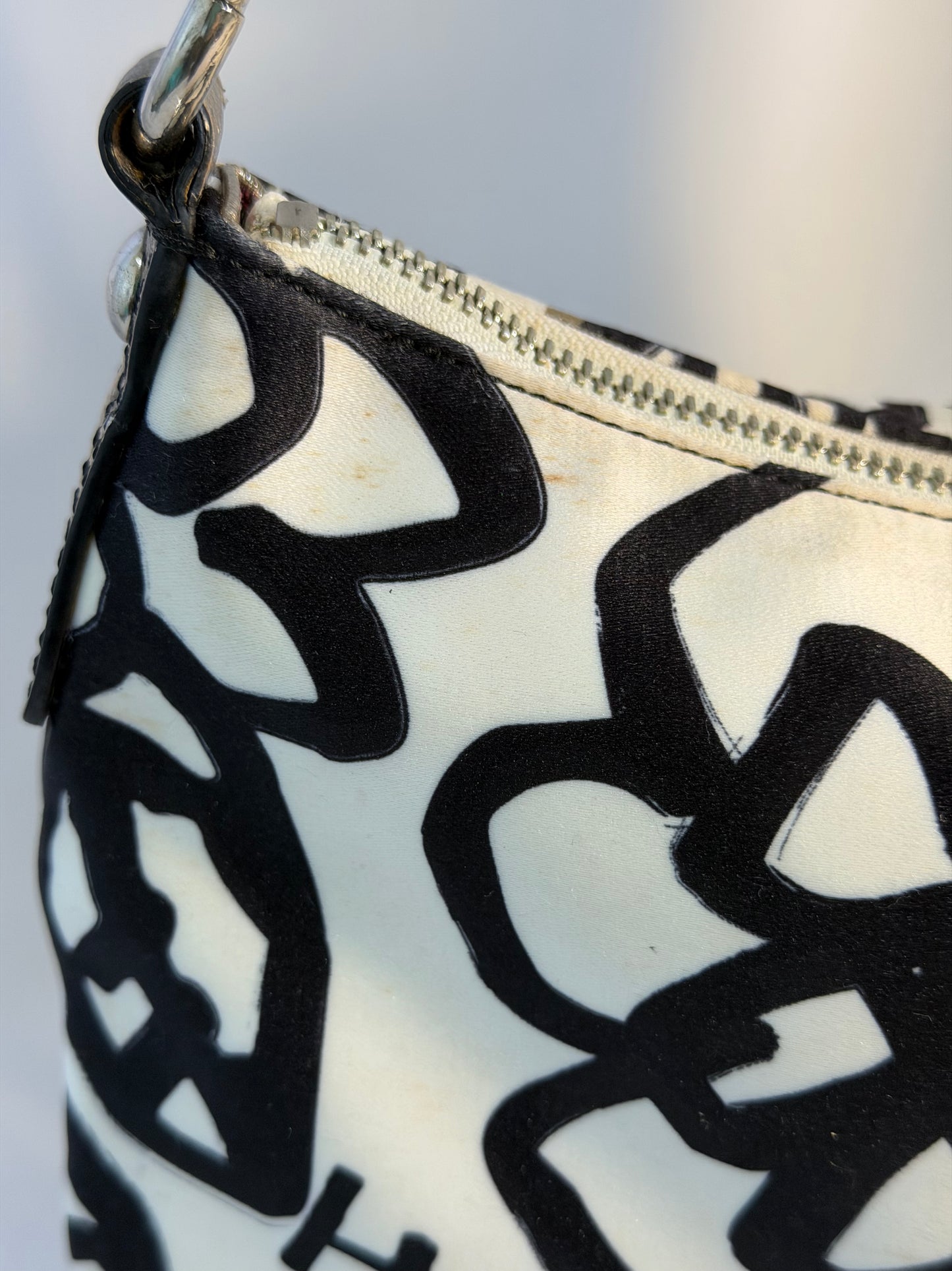 Coach Poppy Metallic Graffiti Shoulder Bag (14734)
