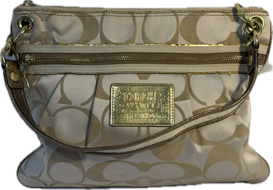 Coach Poppy Signature Sateen Messenger Bag (15318)