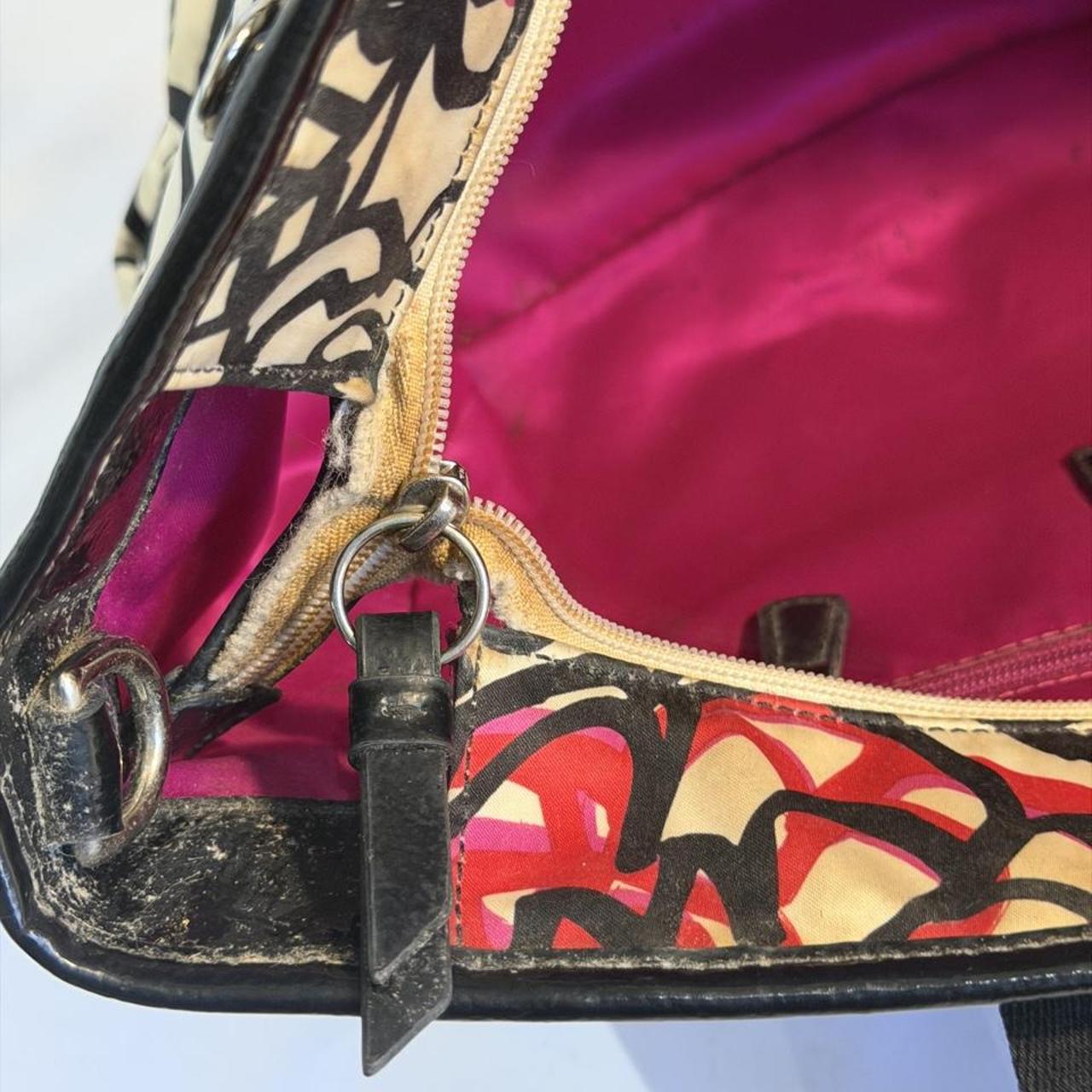 Coach Poppy Daisy Floral Graffiti Tote Bag (16583)