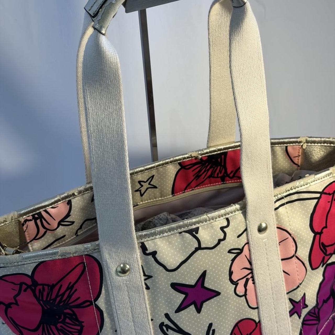 Coach Poppy Kyra Floral Graffiti Tote Bag (17148)