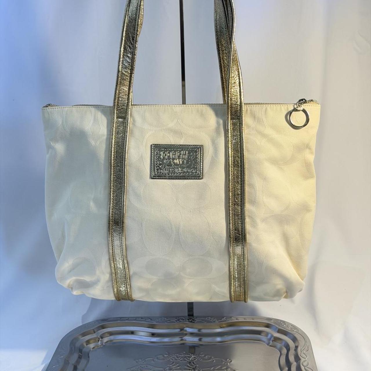 Coach Poppy “Made For Me” Glam Tote Bag (14979)