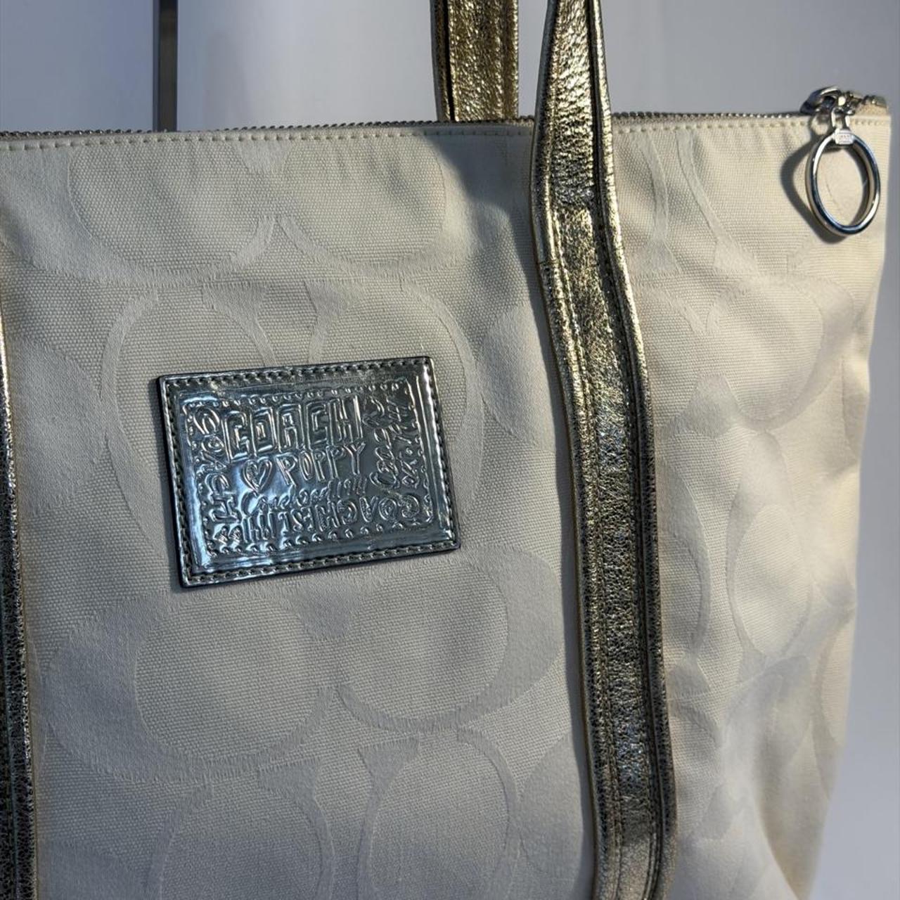 Coach Poppy “Made For Me” Glam Tote Bag (14979)