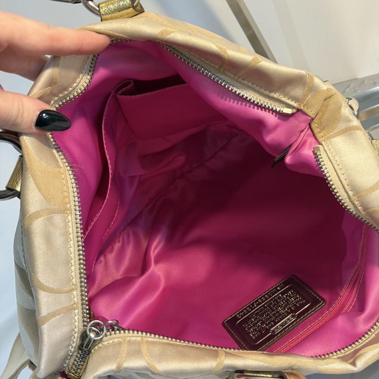 Coach Poppy Spotlight Sateen Tote Bag Gold (13843)